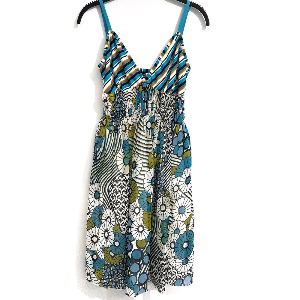 Joyce Lesie Striped and floral dress - Size S